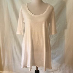 Melrose swing tee white by free people size medium